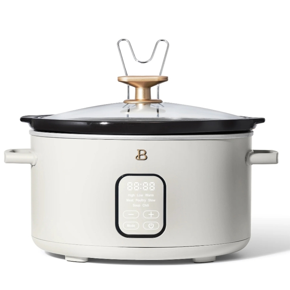 💕 New Beautiful White Icing 4 Qt Programmable Slow Cooker